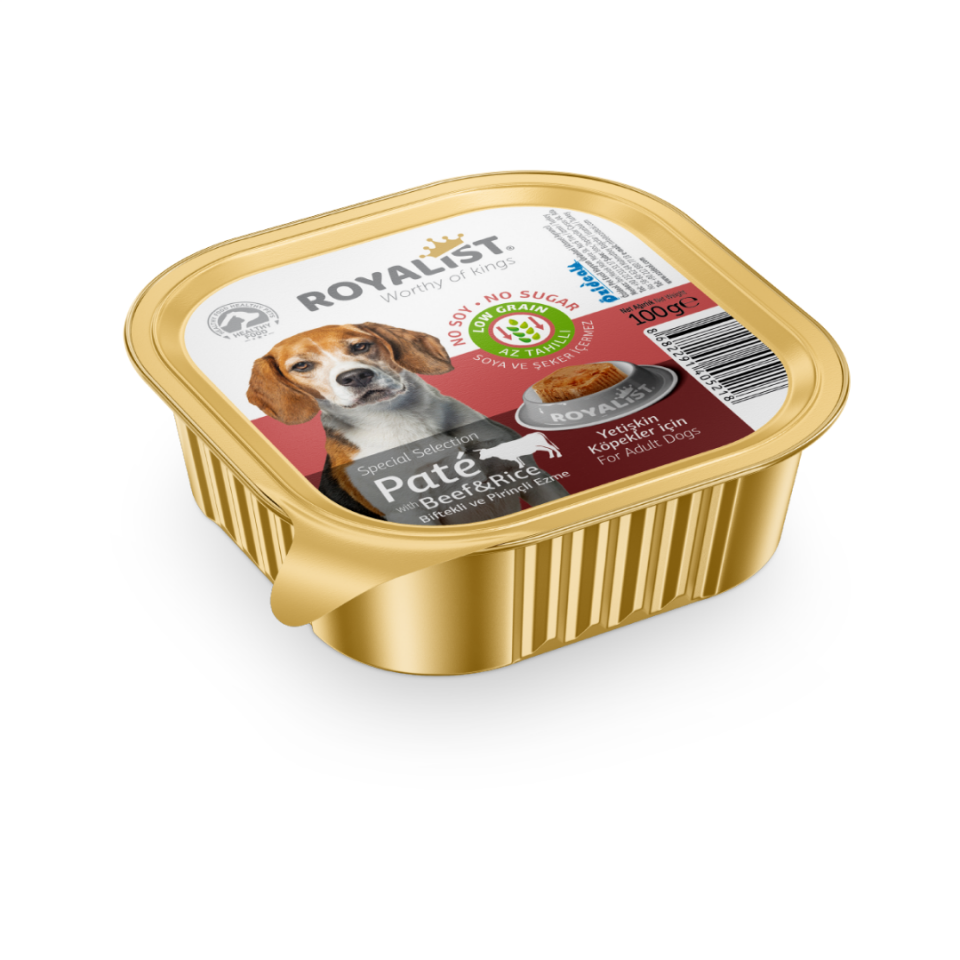 ROYALİST KÖPEK BİFTEKLİ EZME 100 GR