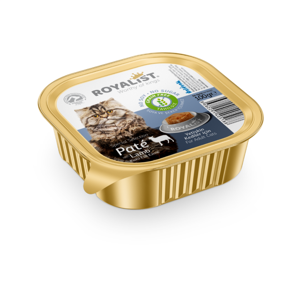 ROYALİST KEDİ KUZU ETLİ EZME 100 GR