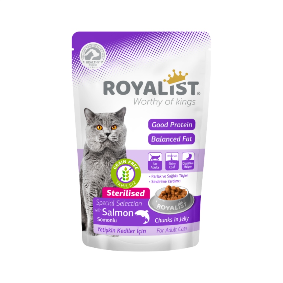 ROYALIST SOMONLU KISIR KEDİ POUCH KONSERVE 85 GR
