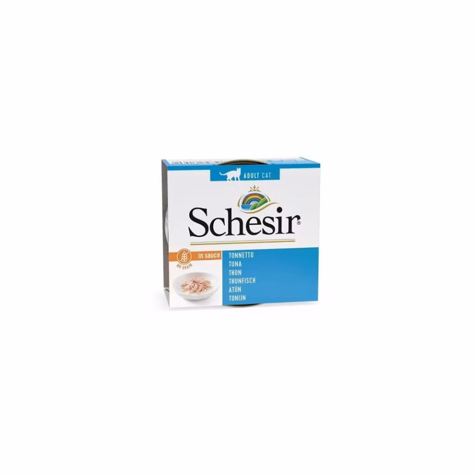 Schesir Broth Ton Balığı Et Suyunda Yetişkin Kedi Konservesi 70gr