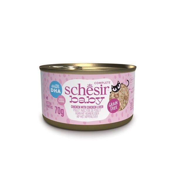 Schesir Baby Tavuk ile Tavuk Ciğeri Mus Konserve 70gr