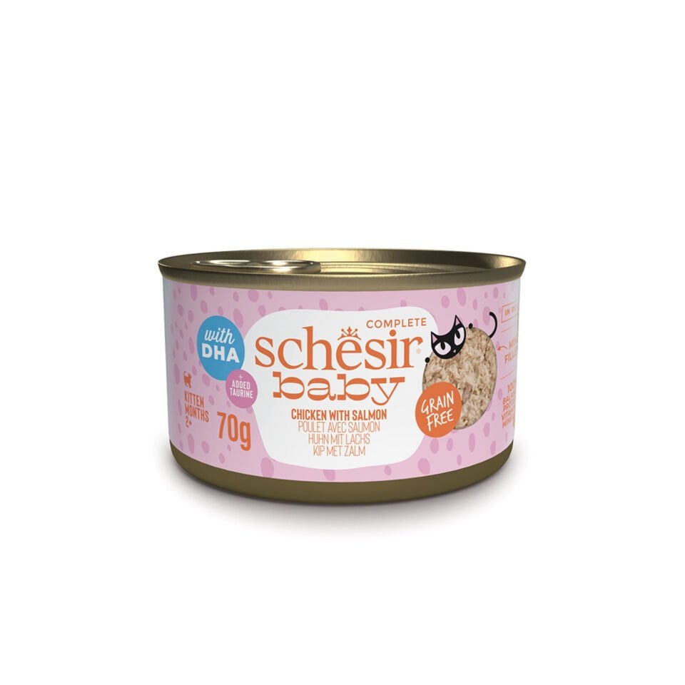 Schesir Baby Tavuk ile Somon Mus Konserve 70gr