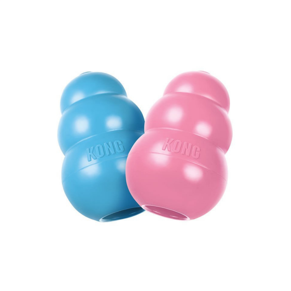 KONG Puppy Yavru Köpekler için Çok Amaçlı Isırma Oyuncağı M
