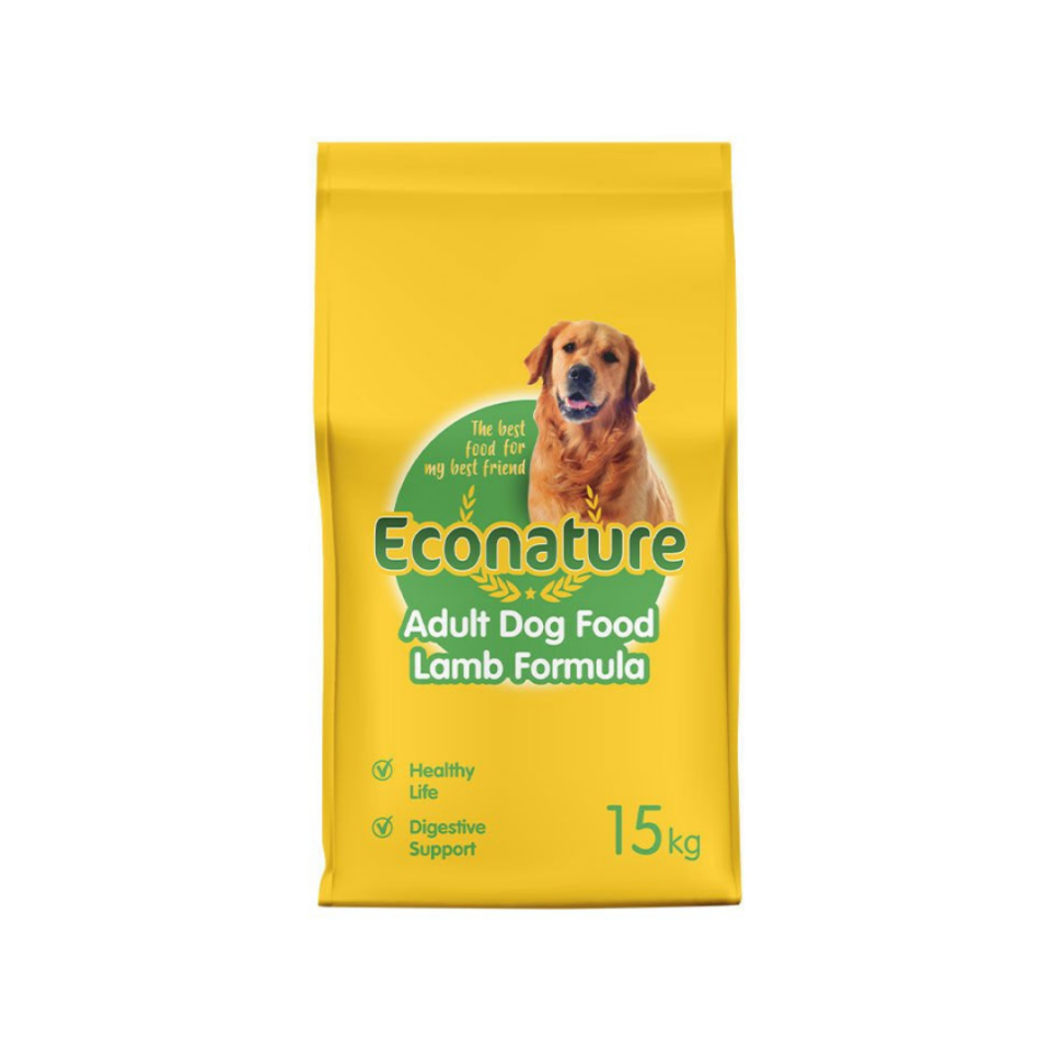 Econature Yetişkin Kuru Köpek Maması (Adult Dog) Sarı Ambalaj Kuzu Etli 15KG