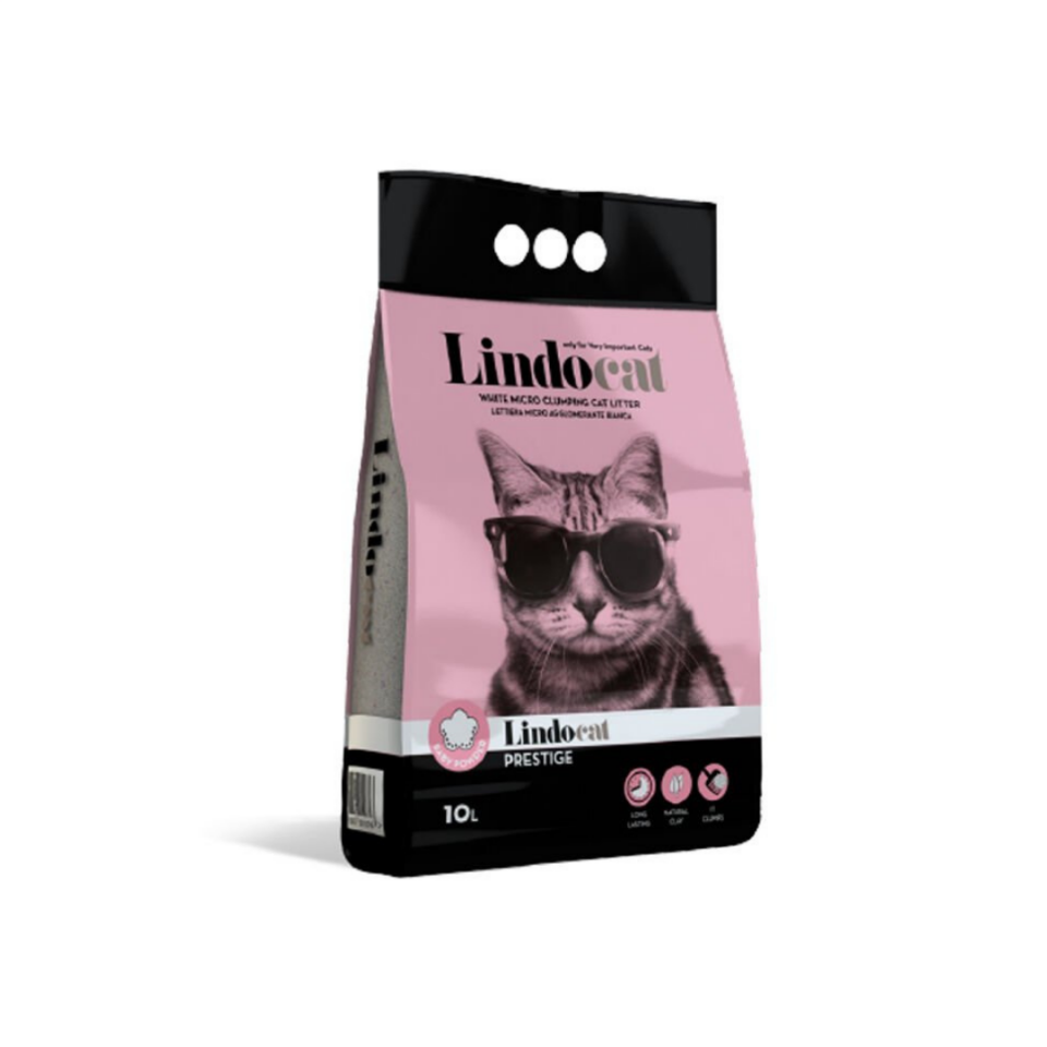 Lindocat Prestige Bebek Pudralı İnce Taneli Kedi Kumu 10L
