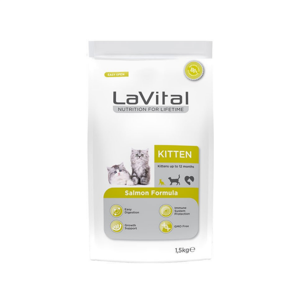 LaVital Somonlu Yavru Kedi Maması 1,5kg