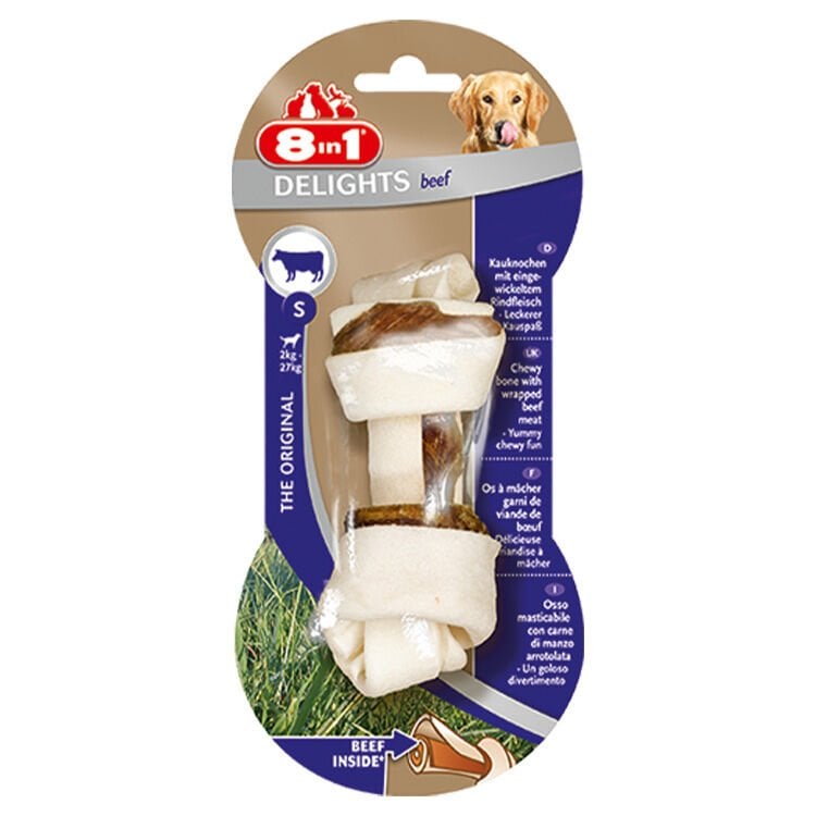 8IN1 Delights Köpek Ödül Kemiği Sığır Etli S – 35GR