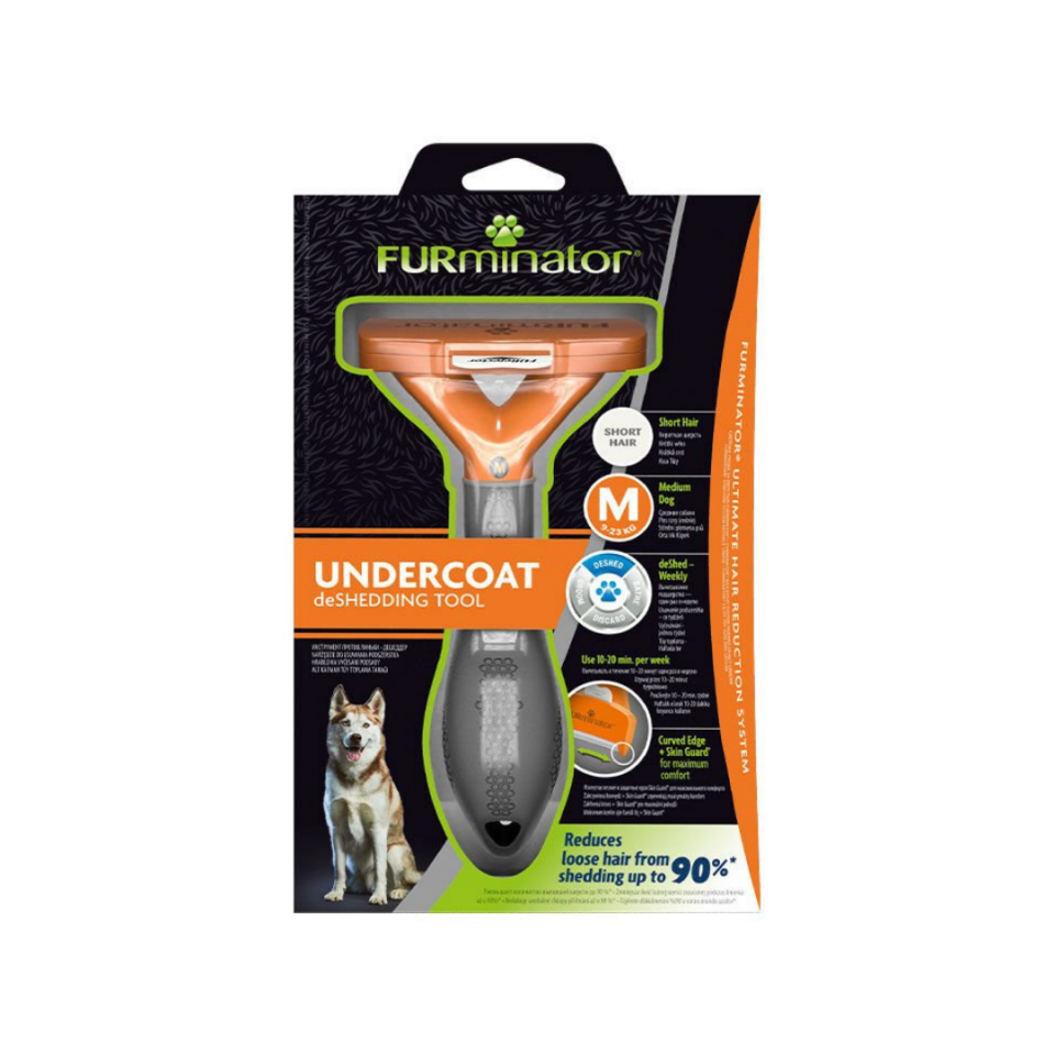 Furminator Köpek Tarağı – Kısa Tüylü Orta Irk Köpekler için – M