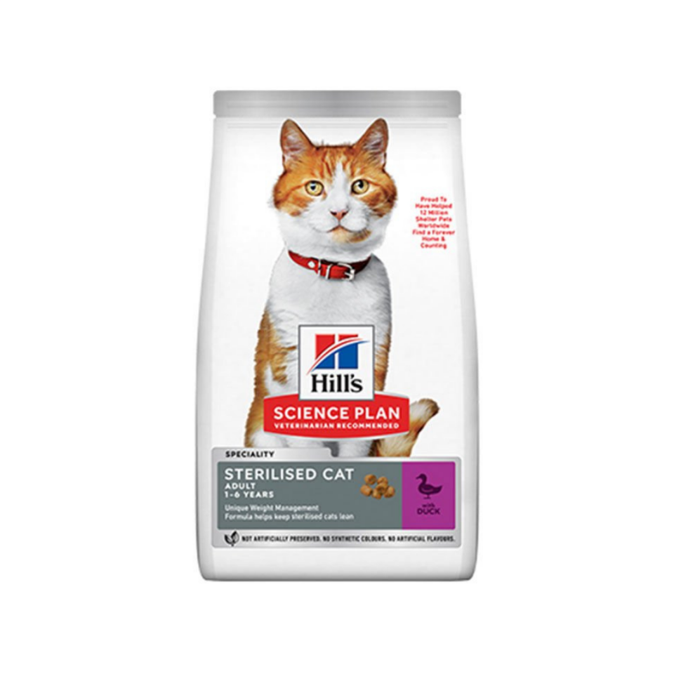 Hill’s SP Ördekli Kısırlaştırılmış Yetişkin Kedi Maması 1.5KG
