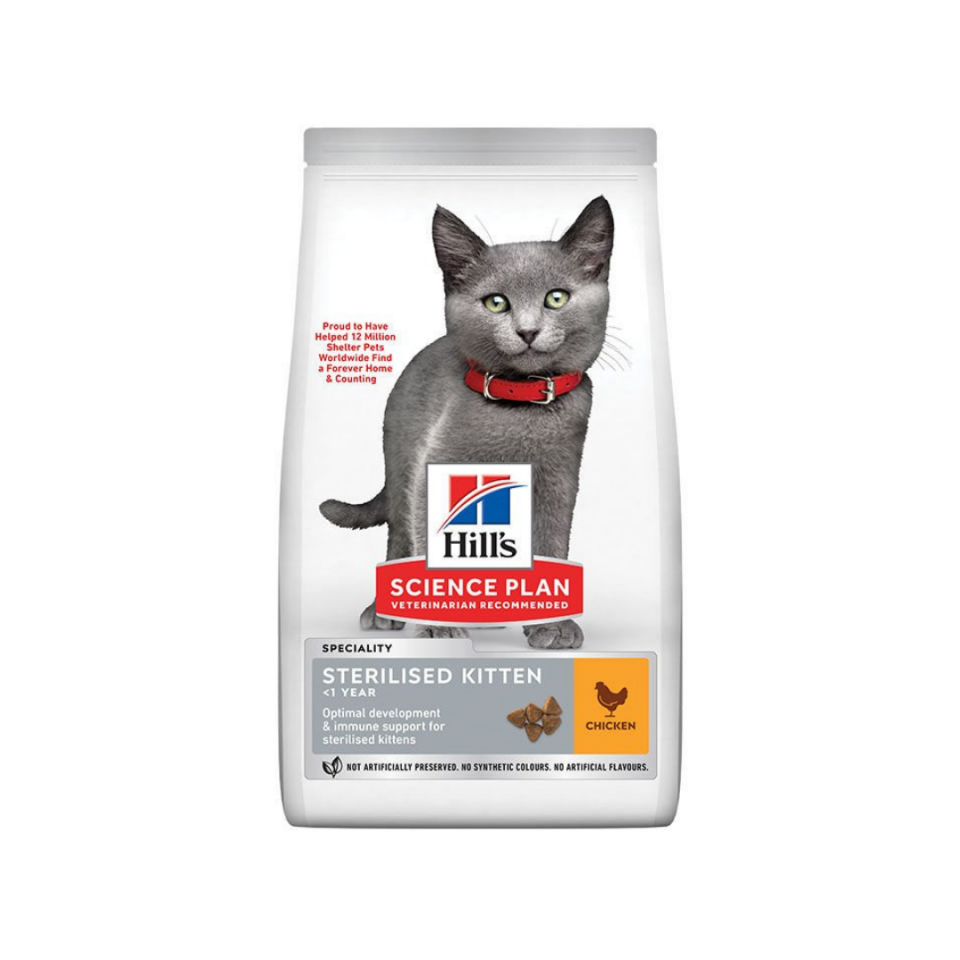 Hill’s SP Tavuklu Kısırlaştırılmış Yavru Kedi Maması 3KG