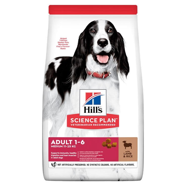 Hill’s SP Kuzulu ve Pirinçli Orta Irk Yetişkin Köpek Maması 2.5KG