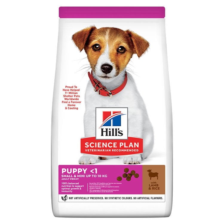 Hill’s SP Kuzulu & Pirinçli Küçük ve Mini Irk Yavru Köpek Maması 3 KG