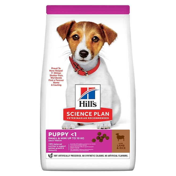 Hill’s SP Kuzulu & Pirinçli Küçük ve Mini Irk Yavru Köpek Maması 6KG