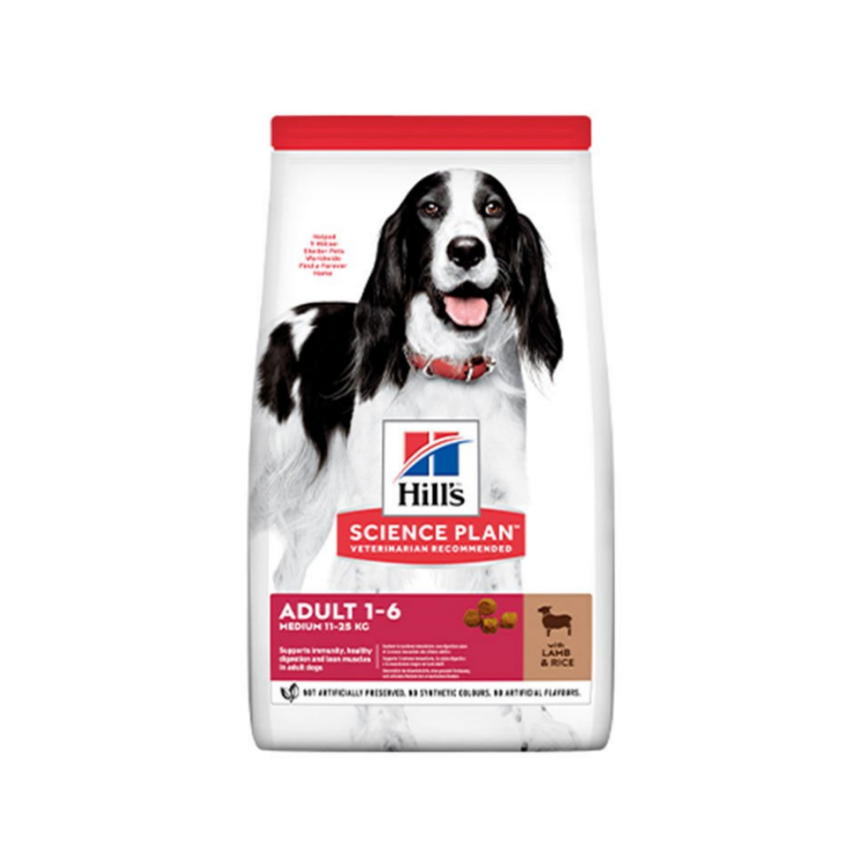 Hill’s SP Kuzulu ve Pirinçli Orta Irk Yetişkin Köpek Maması 12+2KG
