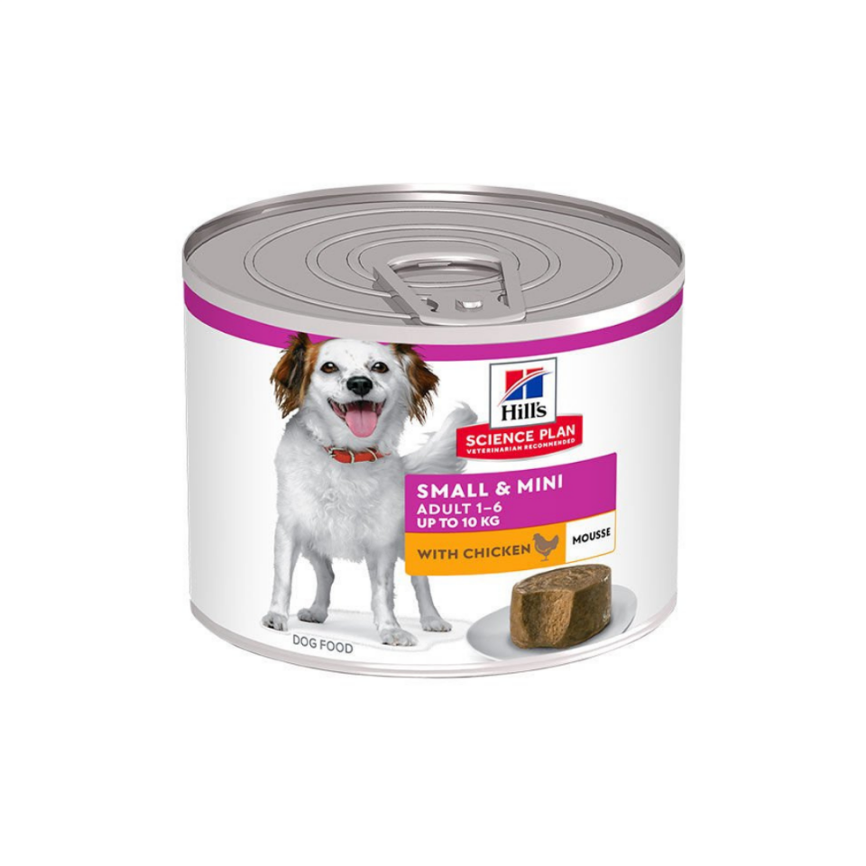 Hill’s SP Küçük ve Mini Irk Yetişkin Köpek Tavuklu & Hindili Yumuşak Püre Konserve 200G
