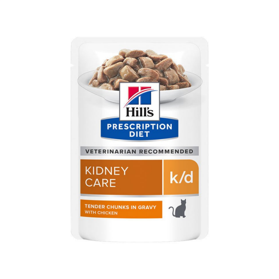 Hill’s PD K/D Tavuklu Kedi Pouch 85G