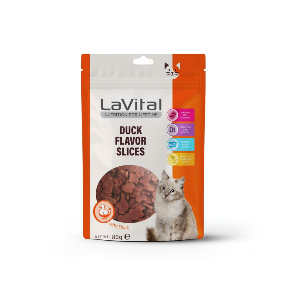 LaVital Kedi Ödül Maması Ördekli 80 gr