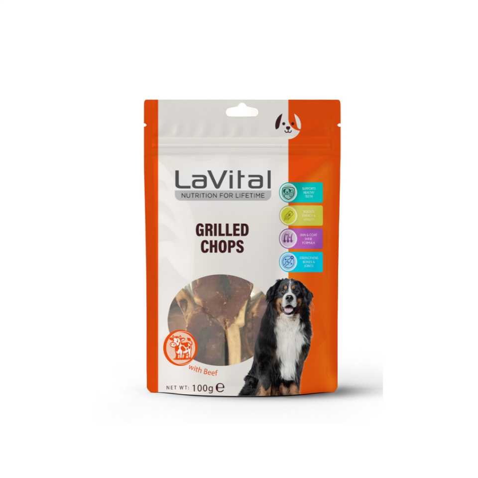 LaVital Kuzu Etli Pirzola Köpek Ödül Maması 100gr