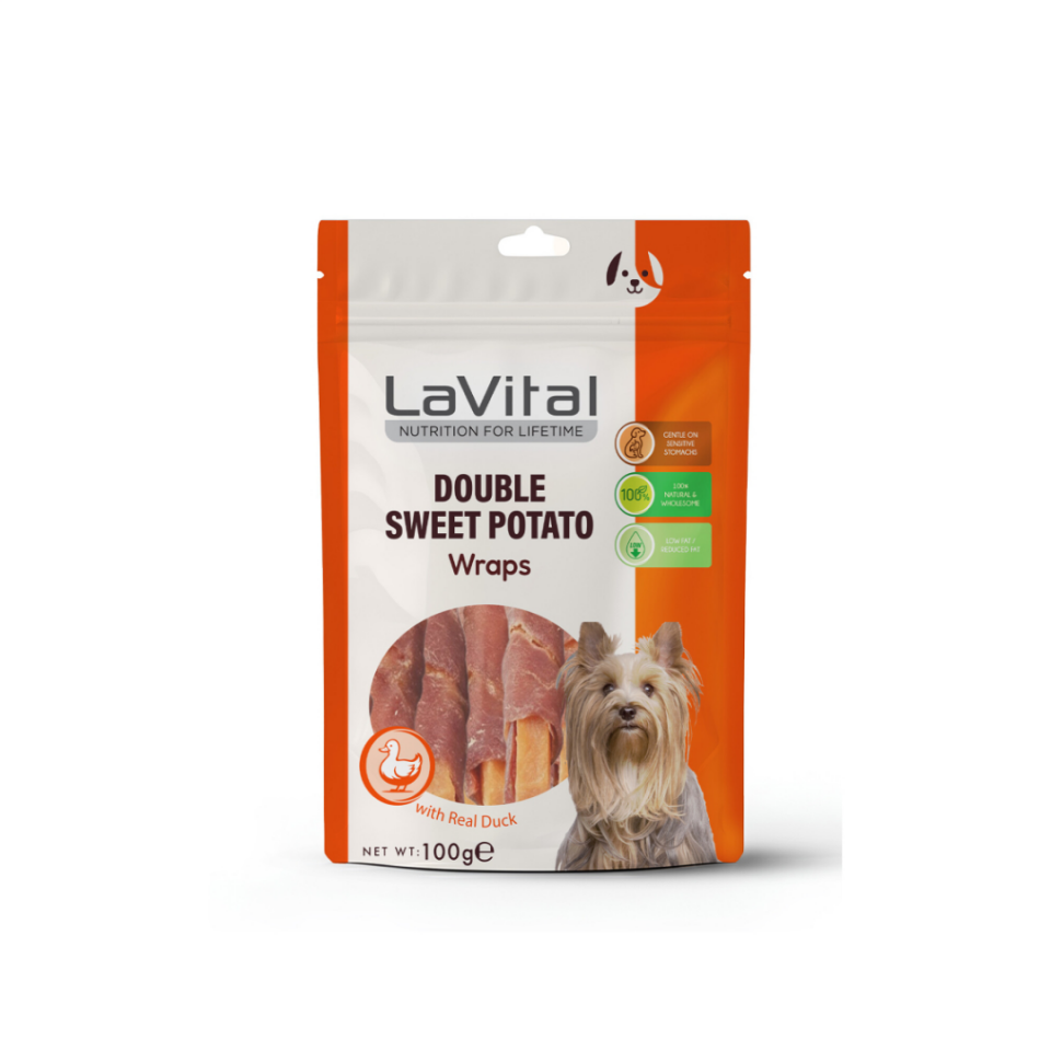 LaVital Potato Ördek Eti Sarılı Köpek Ödül Maması 100gr
