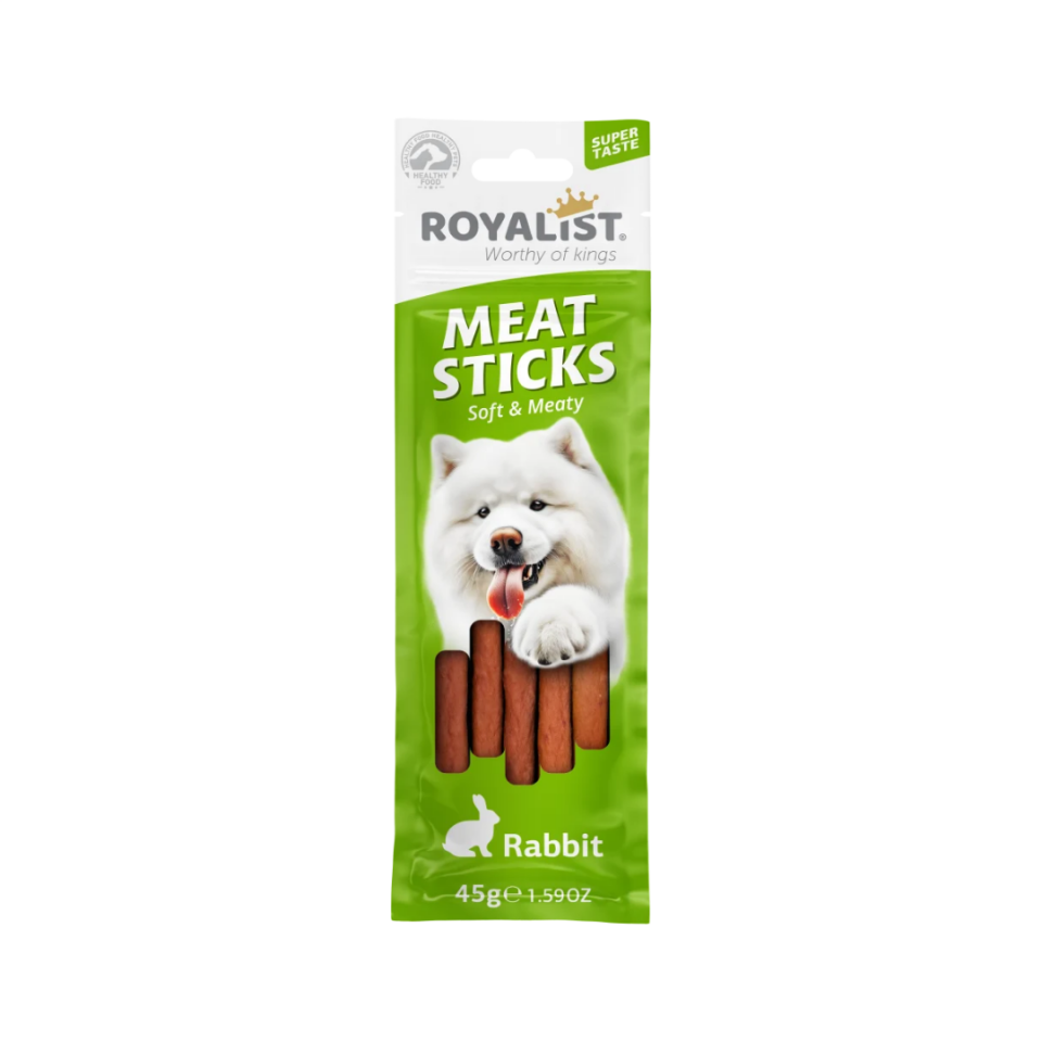 ROYALIST DOG MEAT STİCKS RABBİT 45 GR
