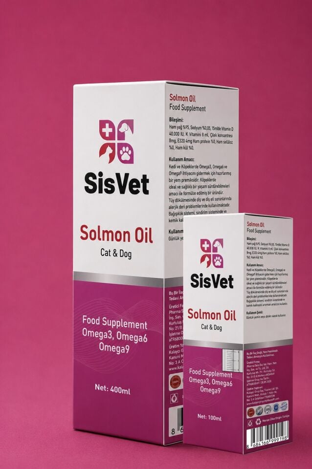 SisVet Solmon Oil Kedi Ve Köpek Vitamin