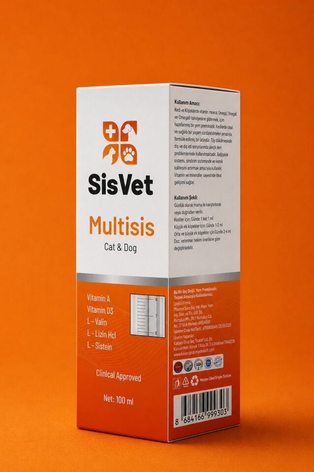 SisVet Multisis Kedi Ve Köpek Vitamin